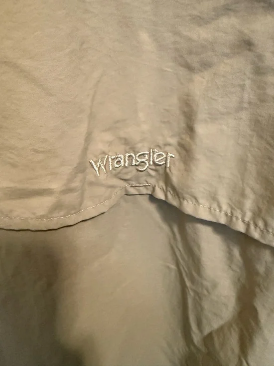 Wrangler Pro Gear Men's Khaki Lightweight Vented Fishing Shirt Jacket - Size XXL - Picture 5 of 7
